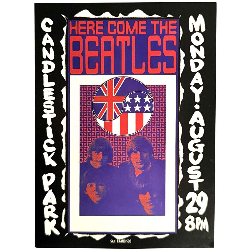 The Beatles - Candlestick Poster Sticker - Multicolours